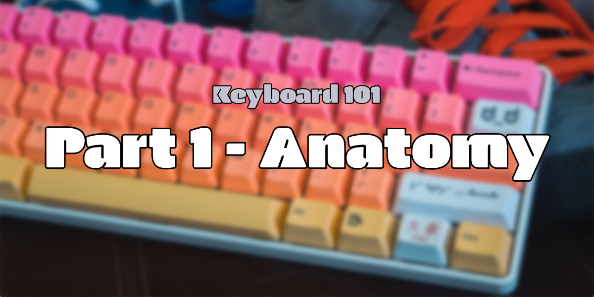 Keyboard 101 - Part 1: Anatomy