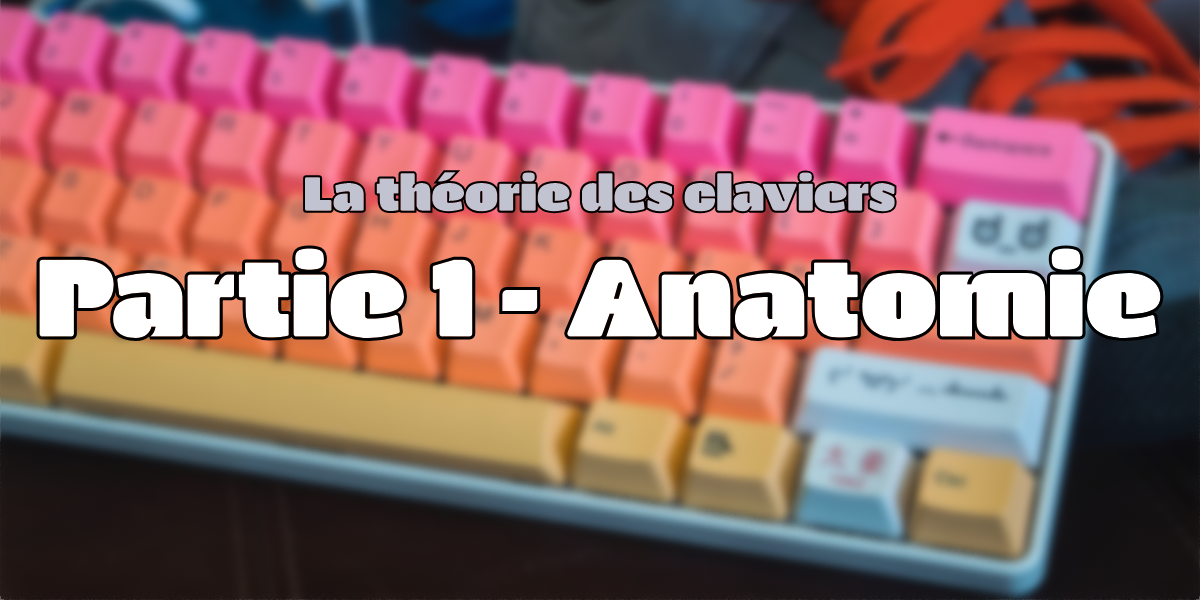 La théorie des claviers - Partie 1 : Anatomie